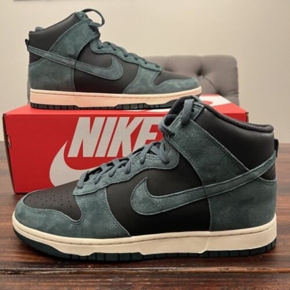 Nike Dunk High Retro Faded Spruce Shoes